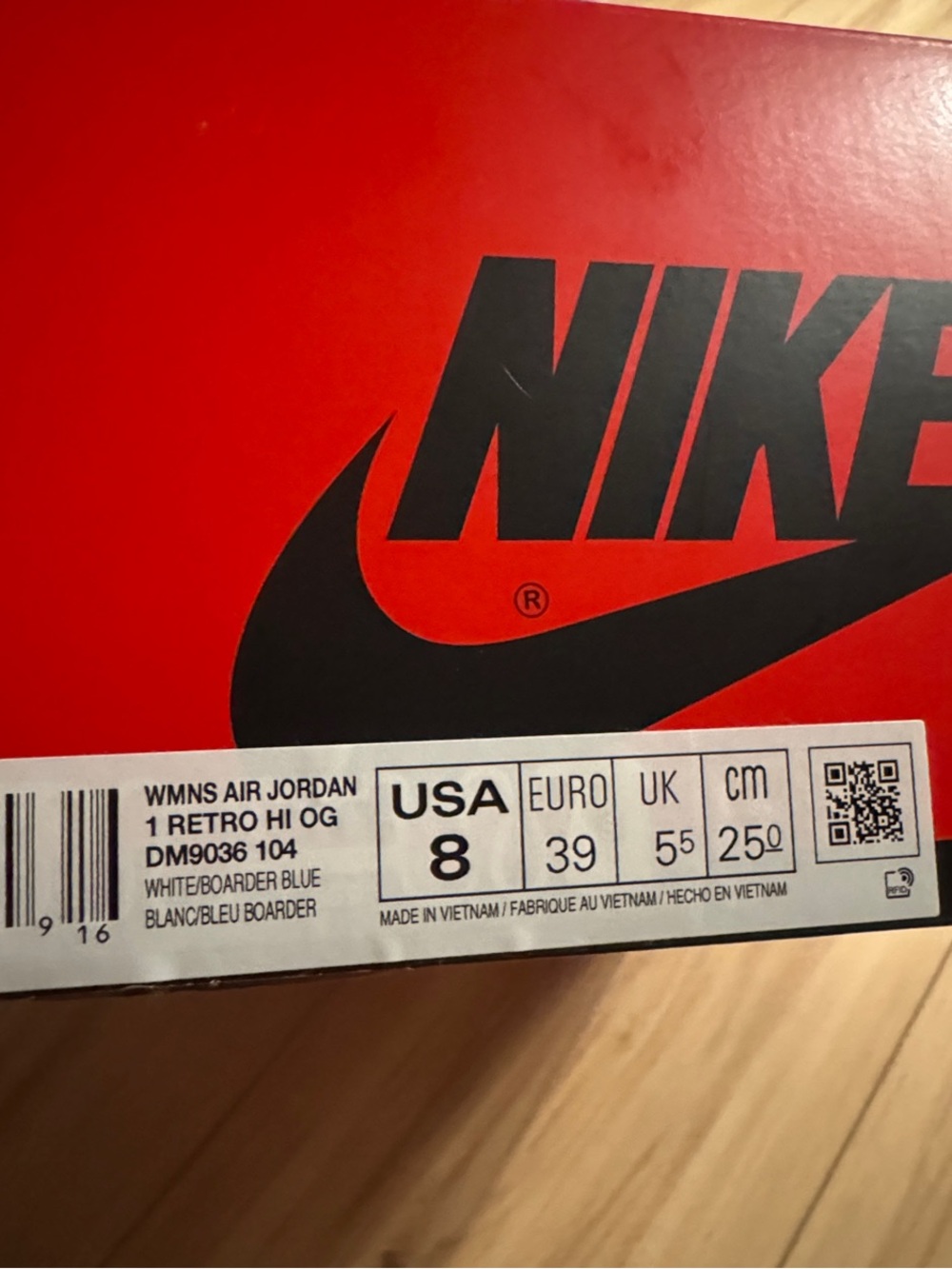 Womens Air Jordan 1 High OG Denim - Picture 9 of 11